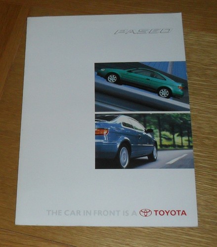 Brochure toyota paseo coupè - brochure,