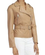 Giacca donna beige 100% vera