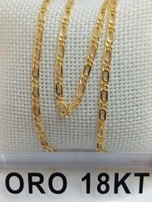 Collana in oro giallo 750 18