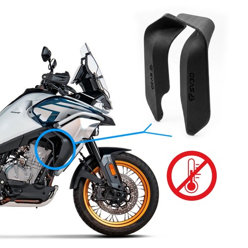 Deflettori para calore cfmoto - deflettori,