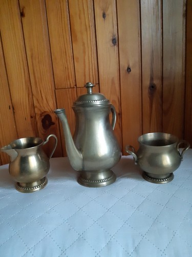 Set tè caffettiera ottone - set,