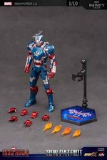 action figure Marvel Iron Man IRON PATRIOT MARK I MK1 War Machine Saga ZD Toys