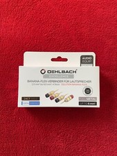 Banana hifi OEHLBACH Solution banana flex 4 pezzi nuovi mai usati
