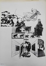 EULISSE VINCENZO (Venezia, 1936) SENZA TITOLO serigrafia e offset s. d. cm. 50 