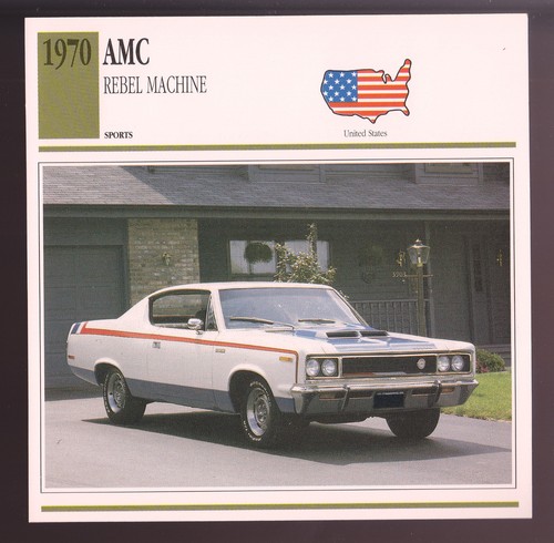 1970 amc rebel machine - 1970,
