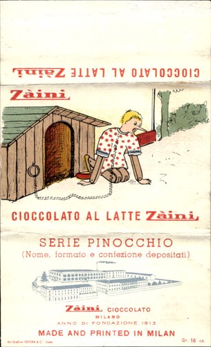 Figurina zainì con incarto - figurina,