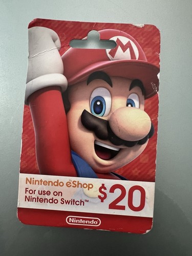 Nintendo eshop gift card - eshop, $20