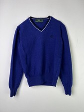 Fred Perry Wool Sweater Blue XS