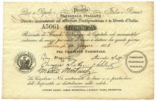 Franchi prestito nazionale - 25,