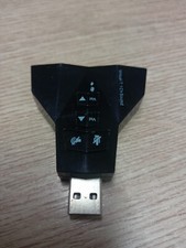 ADATTATORE SCHEDA AUDIO 3D USB VIRTUAL 7.1 ESTERNO NOTEBOOK COMPUTER CUFFIE PC