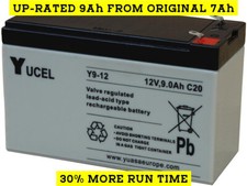 Yuasa yucel 12v 9ah batteria - 9ah,