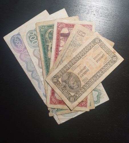 Lotto banconote worldwide - banconote,