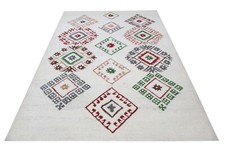 Tappeto Beige 100% Lana