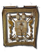 Sciarpa seta HERMES Carre 90 FEUX DE ROUTE 2847