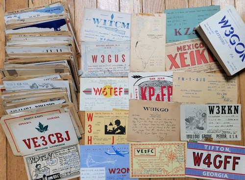 Lotto 290 carte qsl estate - 290+,