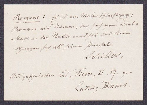 Autografo pittore ludwig - pittore,