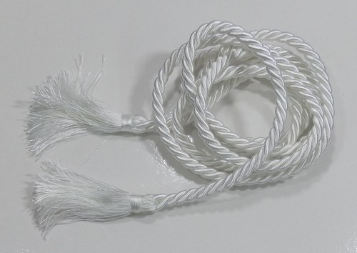Cingolo bianco in raso - cingolo,