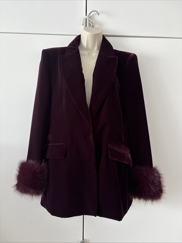 Zara blazer velluto con - zara,