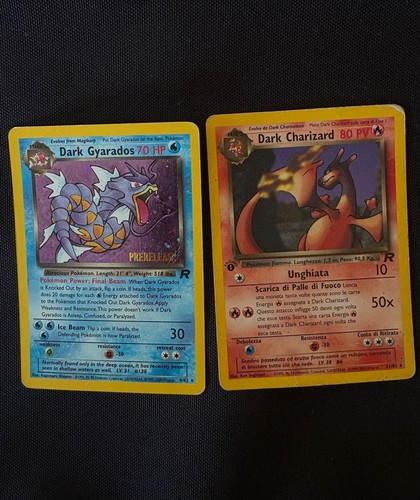 Carta pokemon dark charizard - dark,