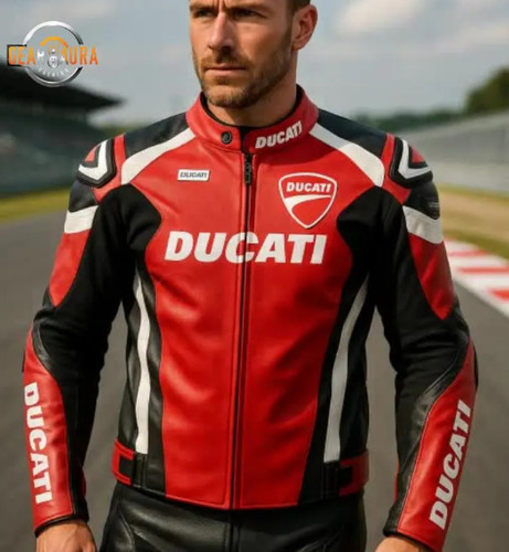 Giacca pelle ducati racing - giacca,