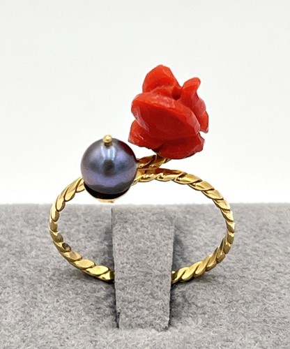 Anello oro 14kt - 14kt, rosso