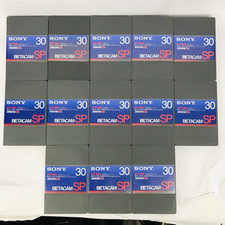Lotto di 13 Sony BetaCam SP 30 BCT-30MA nuove scatola aperta