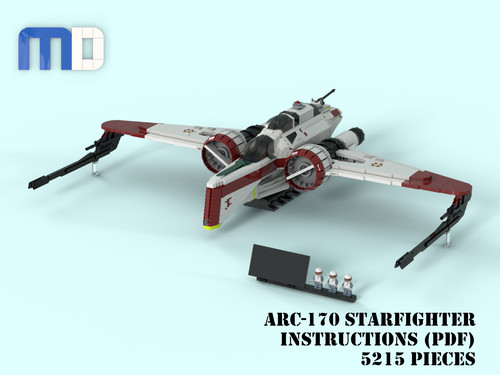 Lego ucs arc 170 starfighter - lego®, arc-170