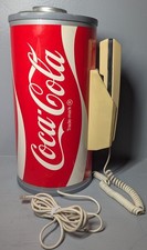 raro telefono vintage in latta