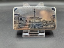 Antica tabacchiera argento russo, Silver russian tobacco box