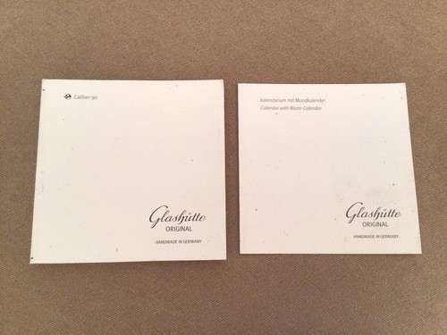 Libretto booklet glashütte - booklet,