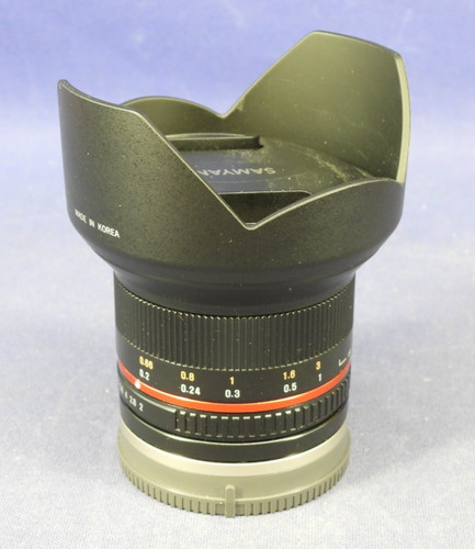 Samyang 12mm obiettivo - samyang, f2.0