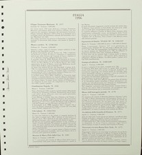 ITALIA 1996 FOGLI MARINI MODELLO KING USATO CON ALMANACCO 10 FOGLI MF64412