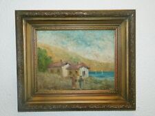 Dipinto " Paesaggio Con 2 Case