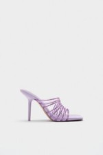 Sandali tacco alto in vinile