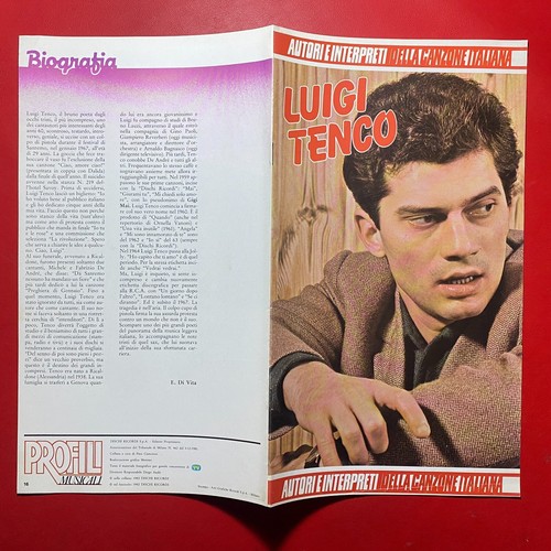 Profili musicali luigi tenco - luigi,