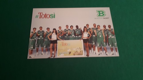 Cartolina basket benetton - cartolina,