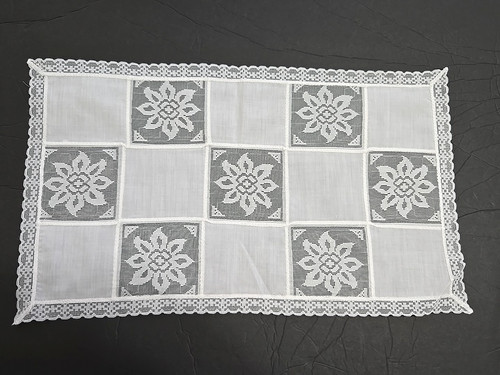 Centrino vintage bianco - , cotone