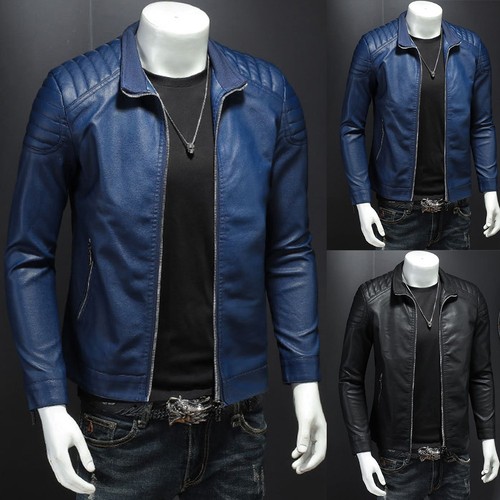 Giacca uomo ecopelle - , con