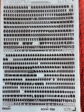 Letraset lettere istantanee - 5,
