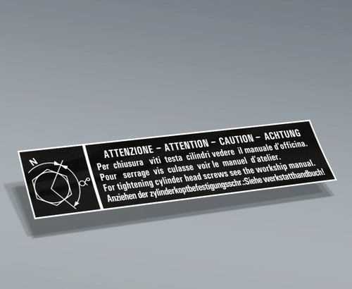Adesivo chiusura teste viti - chiusura,