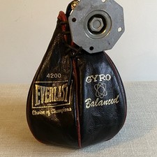 Everlast 4200 Speed Bag Giroscopio Bilanciato + Supporto - VERA PELLE USA MMA