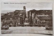Cartolina Caprarola panorama Palazzo Farnese animata Viterbo paesaggistica T17
