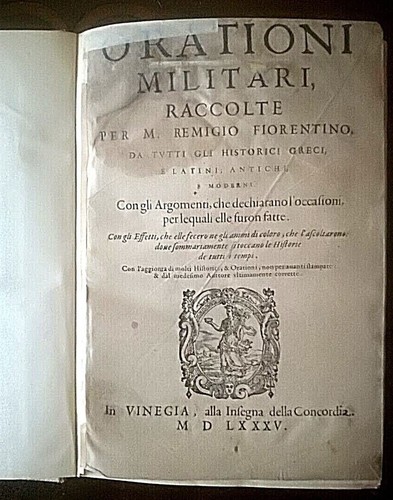 Fiorentino orationi militari - -,