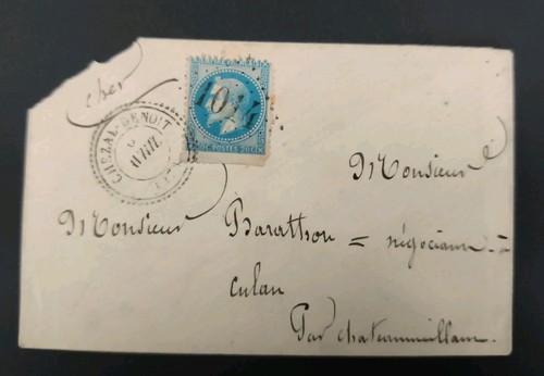 Lot 450 napoleon sur lettre - lot#450,