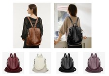 Zaino Donna Antifurto in Pelle