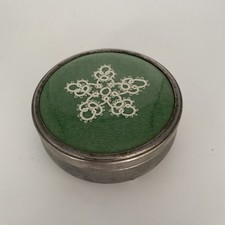 Vintage Trinket Box With Lace
