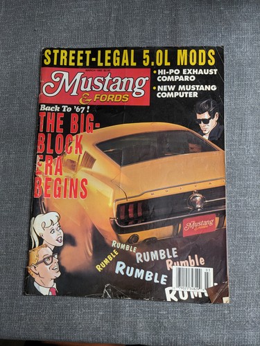 Mustang fords magazine march - magazine,