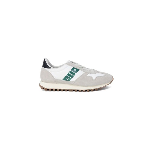 Blauer gray leather athletic - leather,