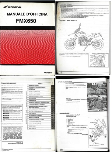 Manuale officina honda - manuale, 650
