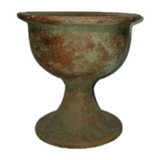 Vaso. Calice. Riproduzione Antica Arte Etrusca H Cm 10 